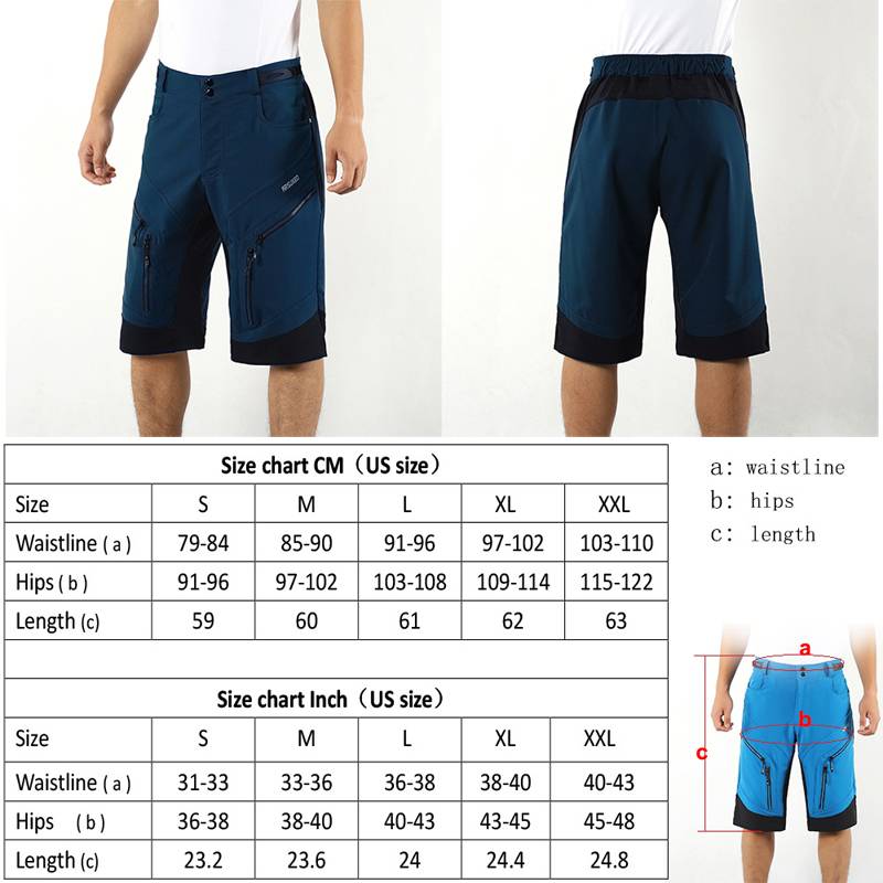 Loose Cycling Shorts for Men - Bike Masta